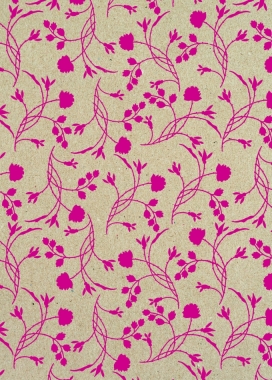 Geschenkpapier Eco Recycling Bruin Erba Fuchsia 70gr 50cm x 200meter