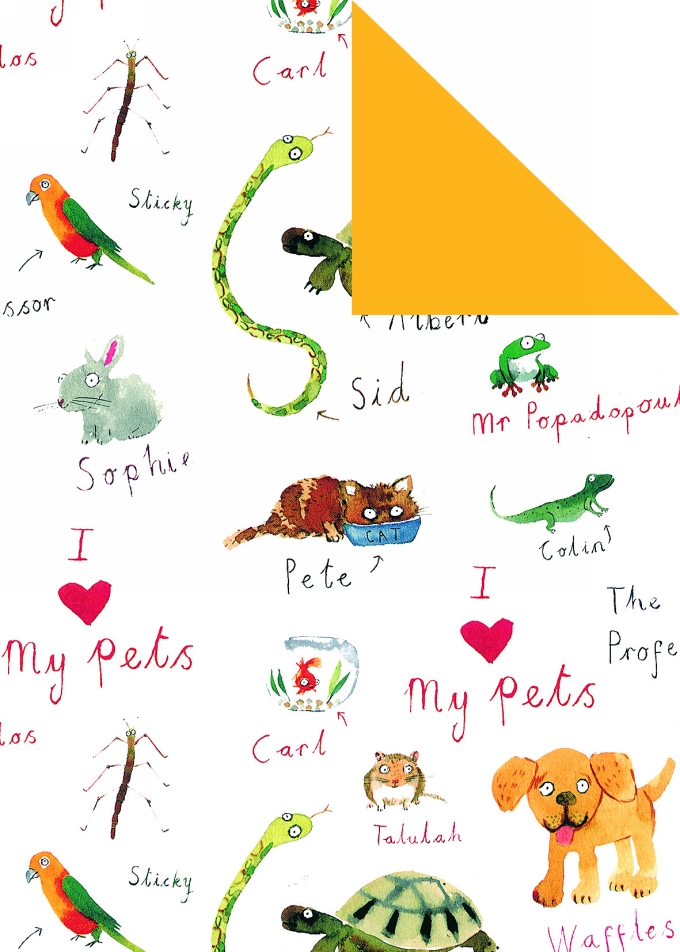 Kadopapier Dubbelzijdig Mat Glad Pets maisgeel 90gr 70cm x 200meter