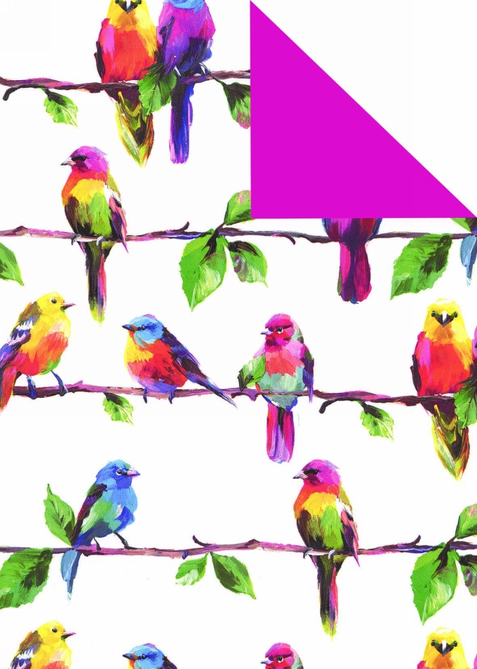 Kadopapier Dubbelzijdig Mat Glad Pescara Roze 90gr 50cm x 200meter