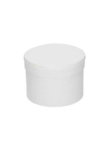 LUXE KANT & KLARE Flowerbox Latemar Wit Rond 23x17cm 1stuk OP IS OP