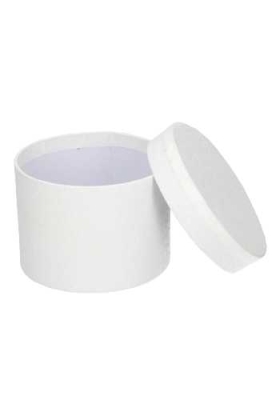 LUXE KANT & KLARE Flowerbox Latemar Wit Rond 23x17cm 1stuk OP IS OP