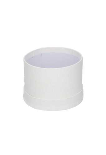 LUXE KANT & KLARE Flowerbox Latemar Wit Rond 23x17cm 1stuk OP IS OP