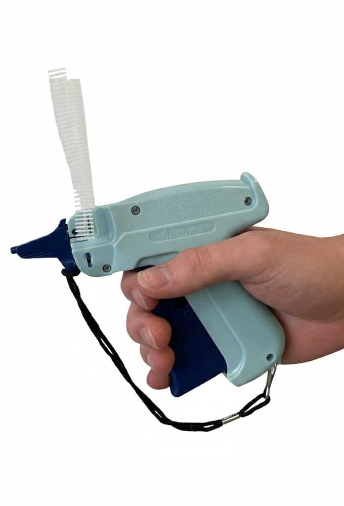 Textielrevolver Prijslabeltang fijne naald 1 stuks