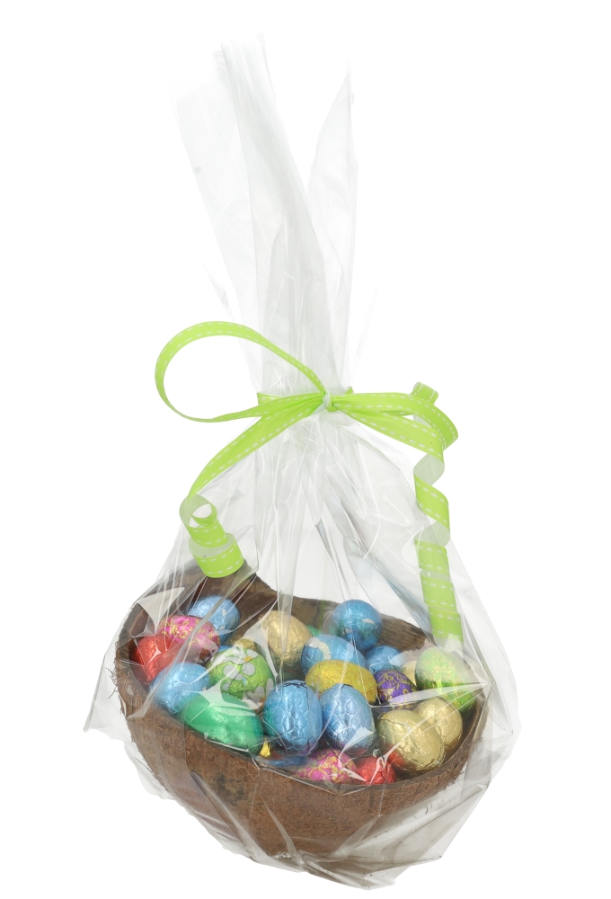 Coconuts Naturel Voor paas Eitjes 12cm kokosnoot bolster 3 stuks