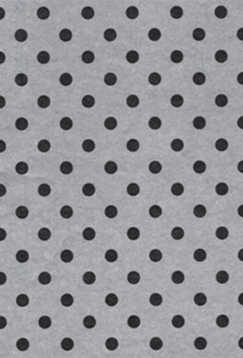 Kadopapier Coated Classic Dots Zilvergrijs 60cm x 200meter