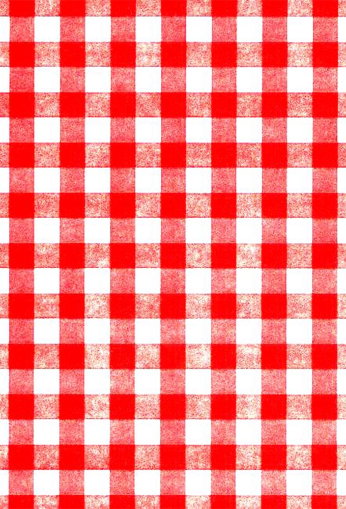 Kadopapier Coated Picnic Ruit Rood 100cm x 200meter