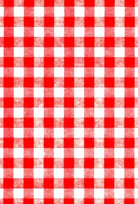 Kadopapier Coated Picnic Ruit Rood 50cm x 200meter
