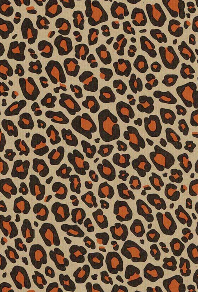 Kadopapier Bruin Kraft Wild Leopard Kraft 60cm x 200meter