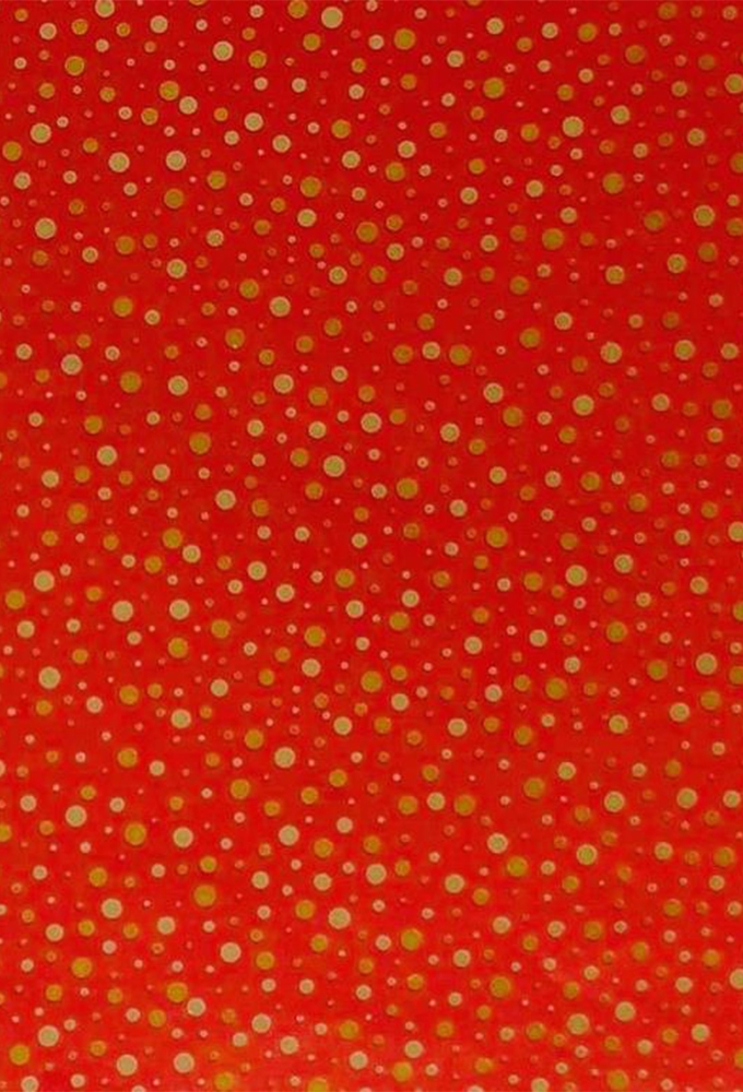 Kadopapier Red Sparkle Dots Metallic 100cm x 150meter