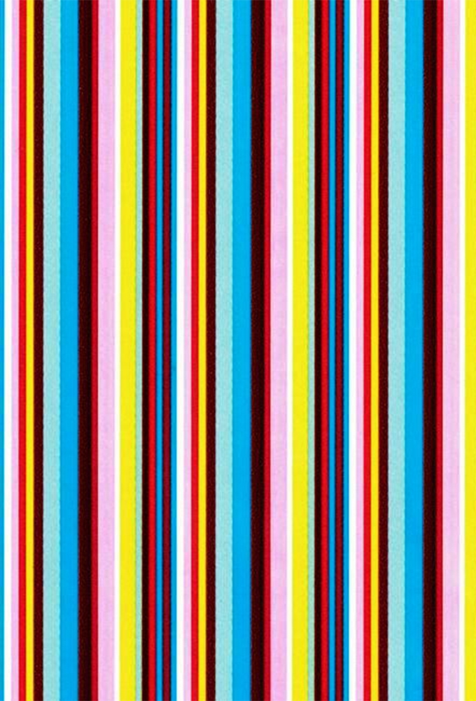 Kadopapier Coated Rainbow Stripe Gloss 40cm x 200meter