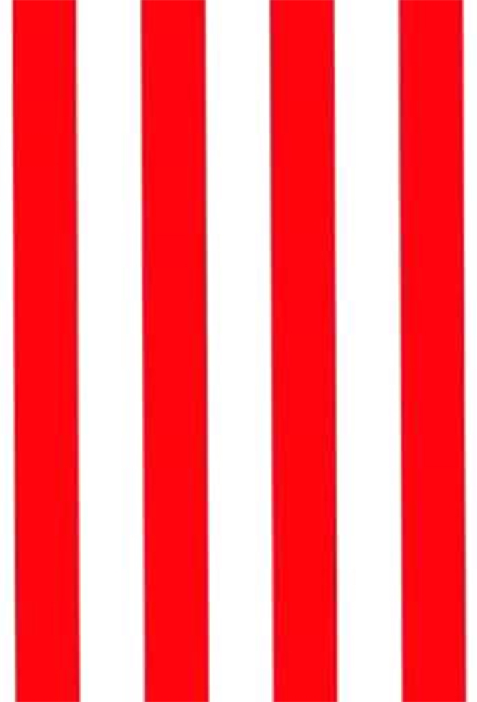 Kadopapier Coated Bold Stripe Red 100cm x 200meter