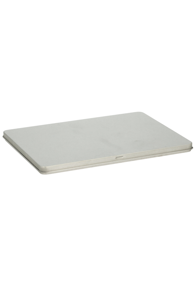 Blikken Blanco A5 Met Scharnier Deksel 22.5x16x1.2cm 1stuks