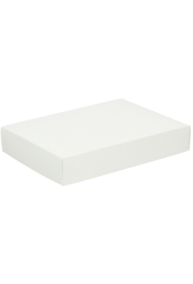 Geschenkdoos & Deksel Gaby Wit Mat A5 22x16x4cm 100stuks