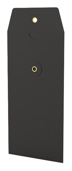 Envelop Met Japanse Sluiting Tokyo Zwart 22x11cm 33stuks