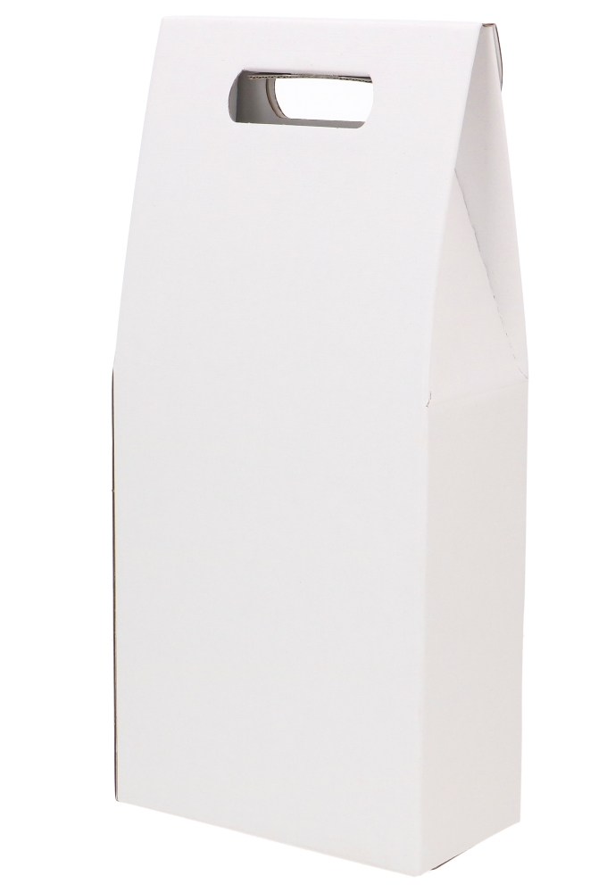 Luxe Wijndozen Vigo Wit voor 2 fles 18x9x38.5cm 25stuks