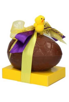 Sokkel Pasen Ei Sokkeltje Glans Geel 12.5x8x2.5cm 14stuks