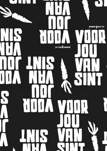 Sintpapier Trendy Voor Sint 30cm x 100meter OP IS OP