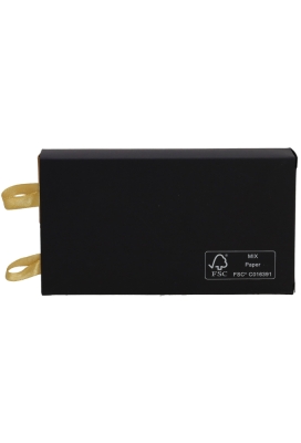Bonbondoosjes 2 Ladeboxje Zwart Mat & Goud Laag FSC® 16x8.6x2.8cm 10st