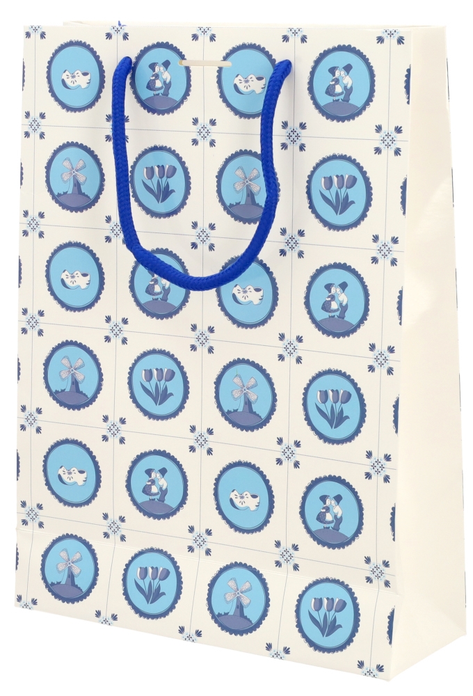 Kadotas Delfts Blauw Tegeltje Venster & Lintgleuf FSC® 22x8x30cm 25st