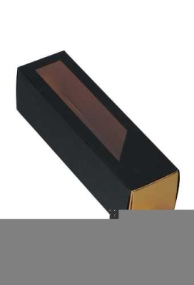 Macarondoosjes 1 Ladeboxje Zwart Mat & Goud Mat 16x4.3x4.5cm 9 stuks