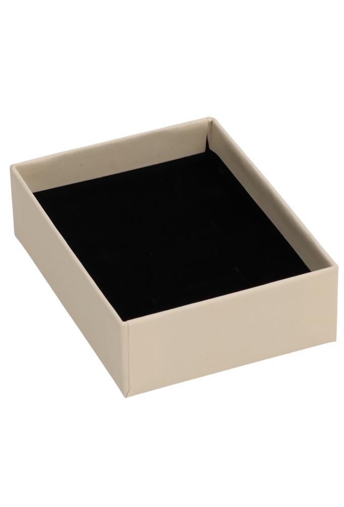 Sieradendoosjes Sieradendoosje Belle Creme Strikje 8.3x6.3x2.5cm 24st