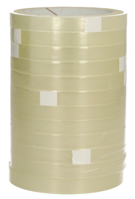 Plakband Transparant 12mm x 66meter 12stuks verpakt
