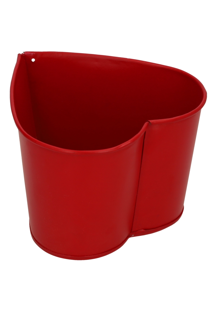 Zinken Rode Hart 14x14x9cm 1 stuk