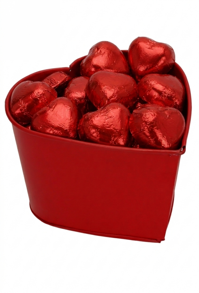 Zinken Rode Hart 14x14x9cmcm 1 stuk