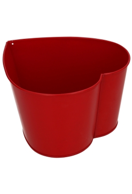 Zinken Rode Hart 19x19x11cm 1 stuk