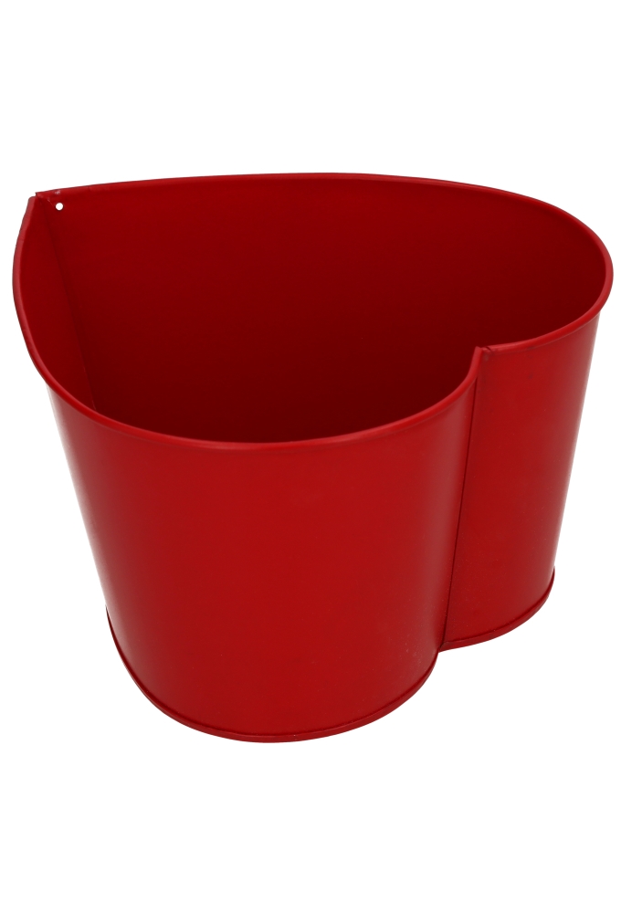 Zinken Rode Hart 19x19x11cm 1 stuk