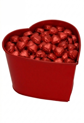 Zinken Rode Hart 19x19x11cm 1 stuk