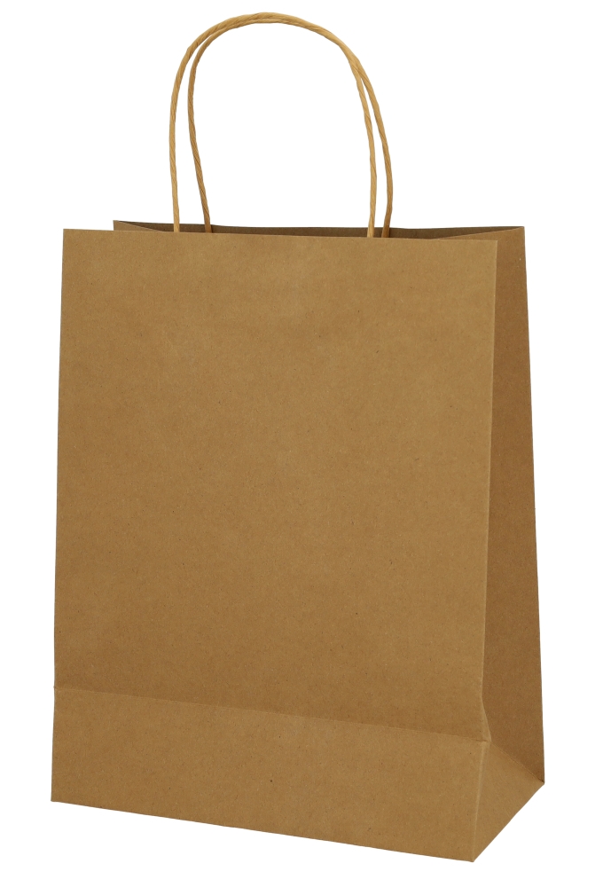 Kadotasjes Lenno Met Handvat & Venster Kraft 22x11x28cm 12stuks