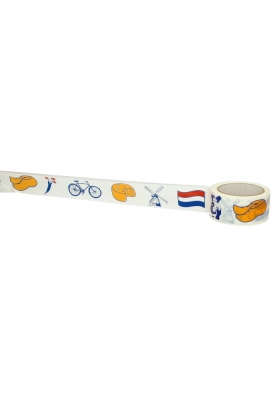 Bedrukt Tape Holland Tape 50mm x 66meter 1 stuk