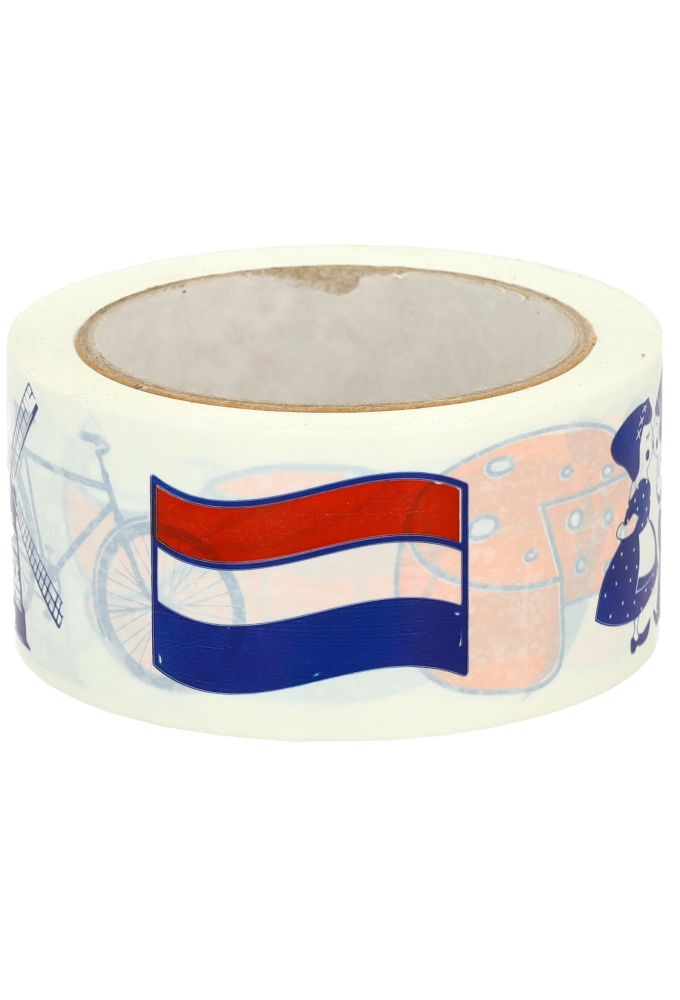 Bedrukt Tape Holland Tape 50mm x 66meter 1 stuk