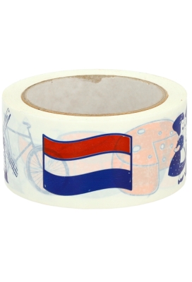 Bedrukt Tape Holland Tape 50mm x 66meter 1 stuk