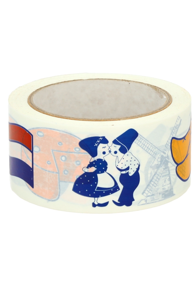 Bedrukt Tape Holland Tape 50mm x 66meter 1 stuk