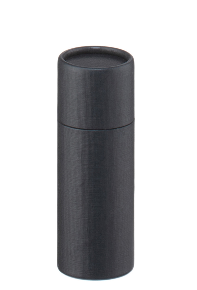 Geschenk Kartonnen Koker Rondo Zwart 3.2x9cm 100stuks