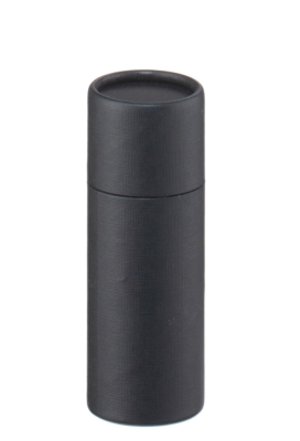 Geschenk Kartonnen Koker Rondo Zwart 3.2x9cm 100stuks