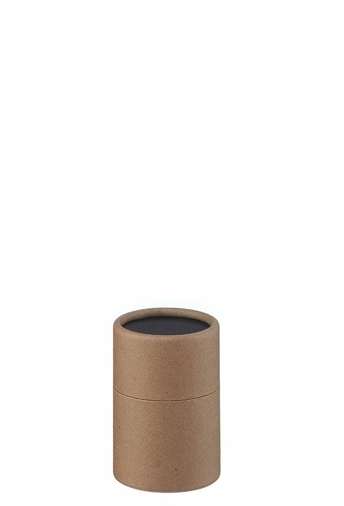 Geschenk Kartonnen Koker Rondo Kraft Zwart 4.5x5cm 100stuks