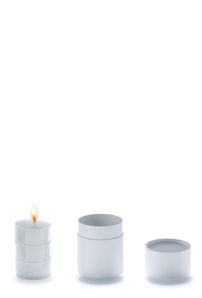 Geschenk Kartonnen Koker Rondo Wit 4.5x6cm 100stuks