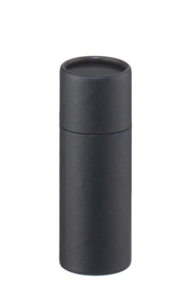 Geschenk Kartonnen Koker Rondo Zwart 3.4x11cm 100stuks