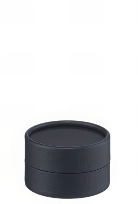 Geschenk Kartonnen Koker Rondo Zwart 6.6x3cm 100stuks