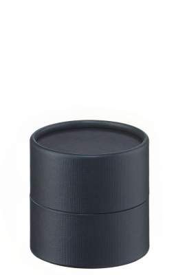 Geschenk Kartonnen Koker Rondo Zwart 6.6x5.5cm 50stuks