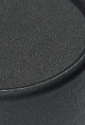 Geschenk Kartonnen Koker Rondo Zwart 6.6x5.5cm 50stuks