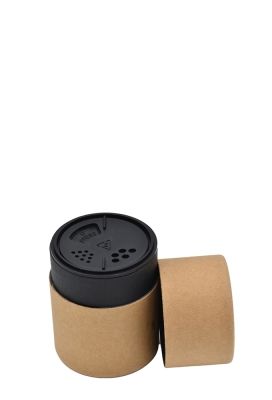 Geschenk Kartonnen Koker Rondo Zwart 4.5x12cm 50stuks