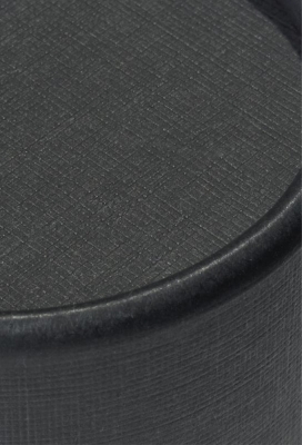 Geschenk Kartonnen Koker Rondo Zwart 5.2x12.5cm 50stuks