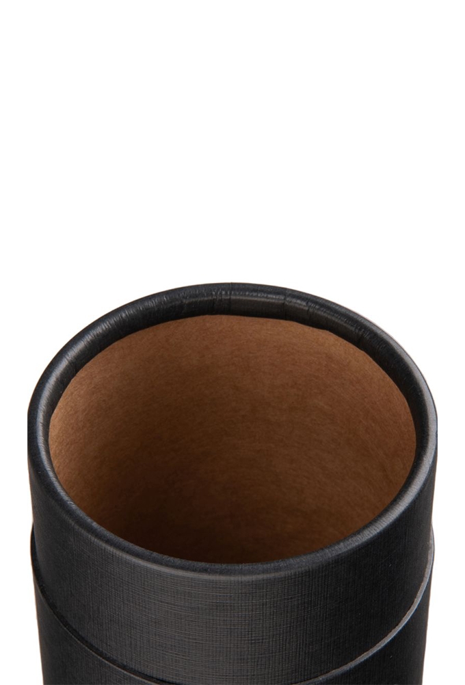 Geschenk Kartonnen Koker Rondo Zwart 6.6x15cm 50stuks