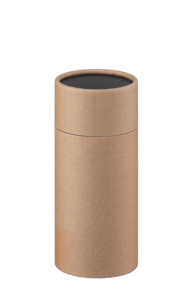 Geschenk Kartonnen Koker Rondo Kraft Zwart 6.6x15cm 50stuks