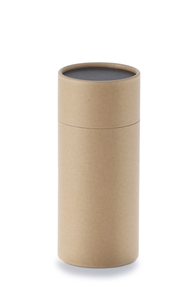 Geschenk Kartonnen Koker Rondo Kraft Zwart 6.6x15cm 50stuks