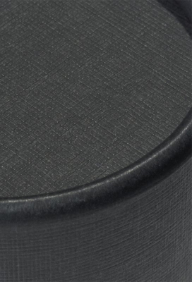 Geschenk Kartonnen Koker Rondo Zwart 12.4x6cm 24stuks